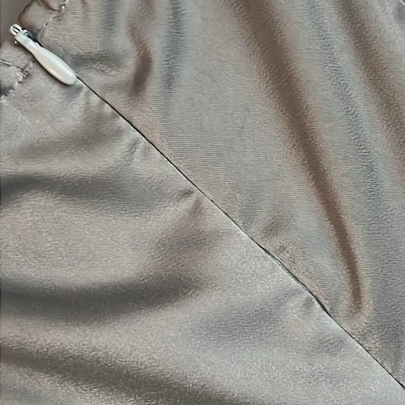 PRETTYLITTLETHING Satin Cowl Neck Hip Cut Out Dress - Picture 8 of 16